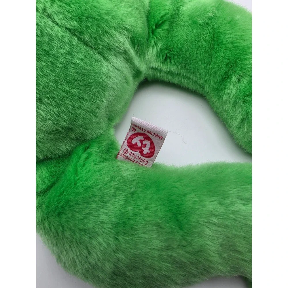 Ty Beanie Buddies Legs the Frog Green Plush Stuffed Animal 2001 17 inch